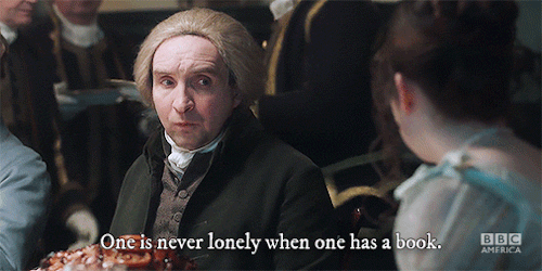 Mr Norrell explains that one is never lonely when one has a book
